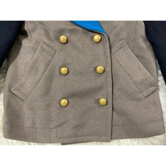 Marc by Marc Jacobs Nicoletta Color Block Pea Coat - Picture 5 of 10